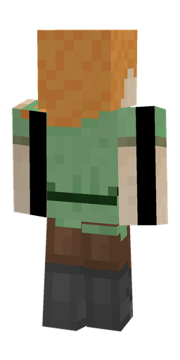 Classic skin: body, back render