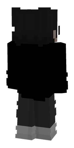 Black skin: body, back render