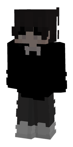 Black skin: body, front render