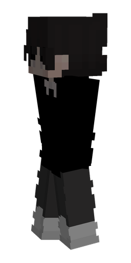 Black skin: body, left side render