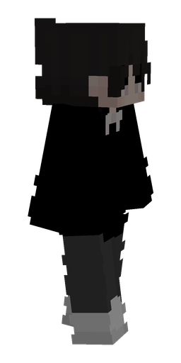 Black skin: body, right side render