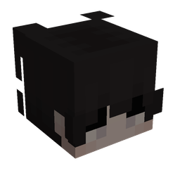 Black skin: head render