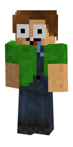Blue skin: body, front render