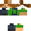 Blue skin: raw texture render