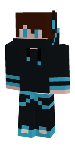 Black skin: body, front render