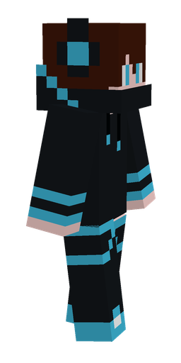 Black skin: body, right side render