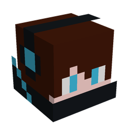 Black skin: head render