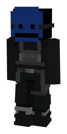 Black skin: body, front render