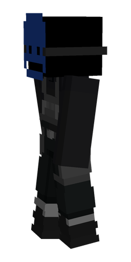 Black skin: body, left side render