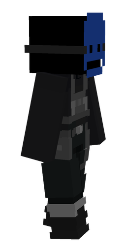 Black skin: body, right side render