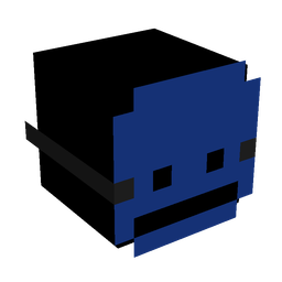 Black skin: head render