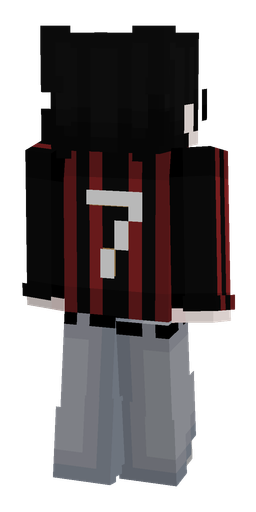 Black skin: body, back render