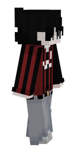 Black skin: body, right side render