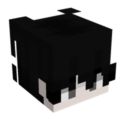 Black skin: head render