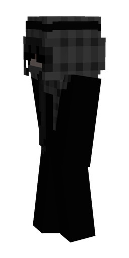 Black skin: body, left side render