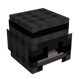 Black skin: head render