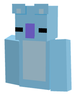 Blue skin: bust render