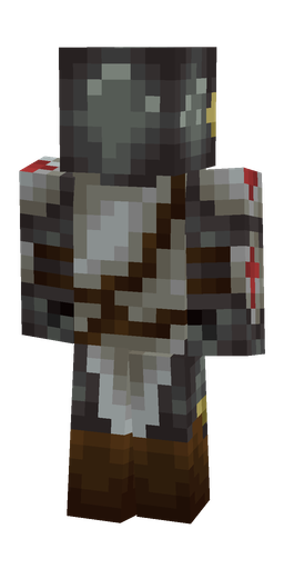 Black skin: body, back render