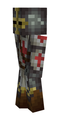 Black skin: body, left side render
