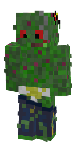 Blue skin: body, front render