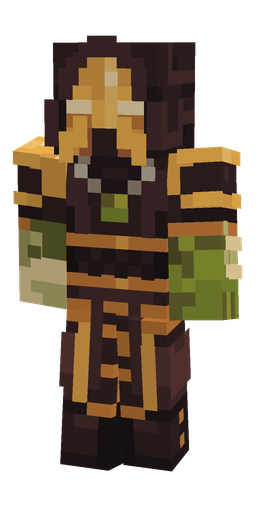 Black skin: body, front render