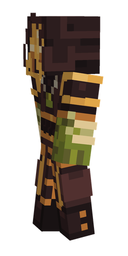 Black skin: body, left side render