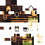 Black skin: raw texture render