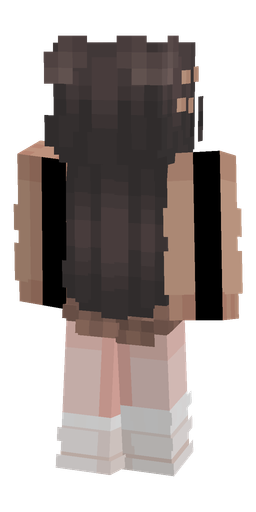 Black skin: body, back render