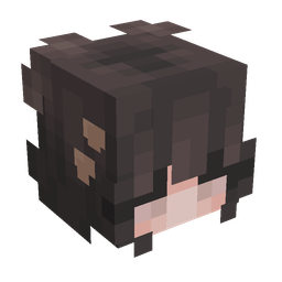 Black skin: head render