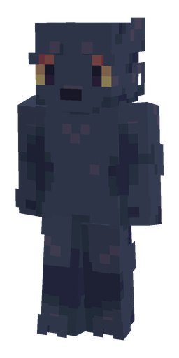 Blue skin: body, front render