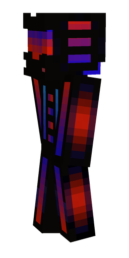 Black skin: body, left side render