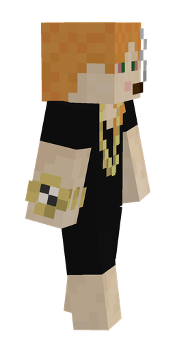 Black skin: body, right side render