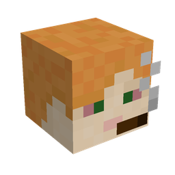 Black skin: head render