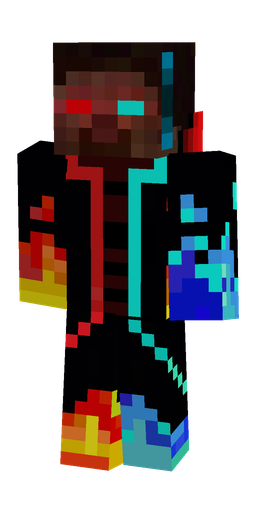 Black skin: body, front render