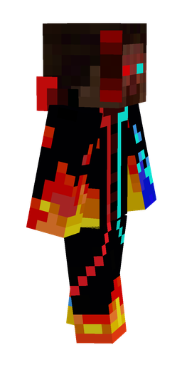 Black skin: body, right side render