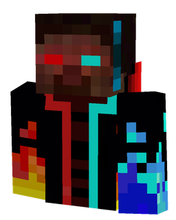 Black skin: bust render