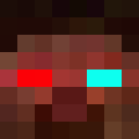 Black skin: face render