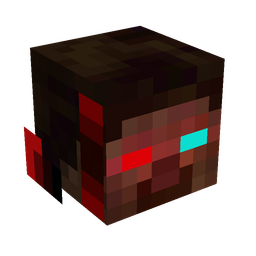 Black skin: head render