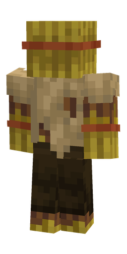 Brown skin: body, back render