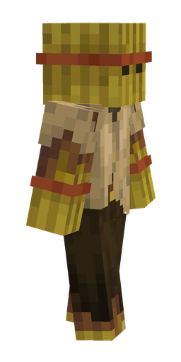 Brown skin: body, right side render