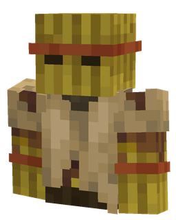 Brown skin: bust render
