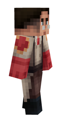 Black skin: body, right side render