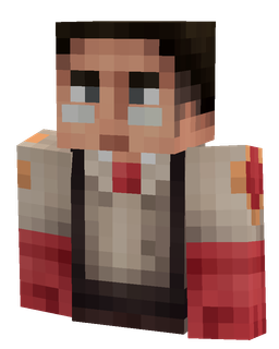 Black skin: bust render