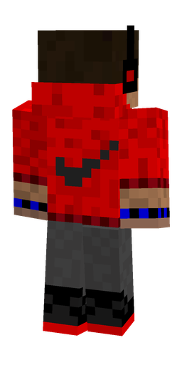 Black skin: body, back render