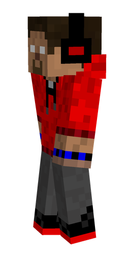 Black skin: body, left side render