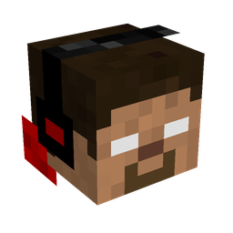 Black skin: head render