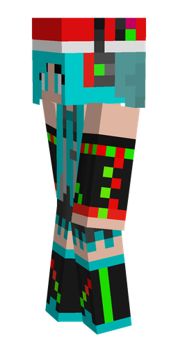 Black skin: body, left side render
