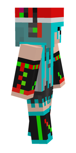 Black skin: body, right side render