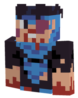 Blue skin: bust render