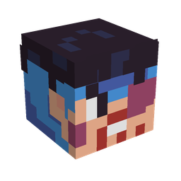 Blue skin: head render
